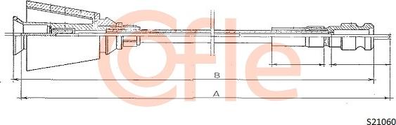 Cofle 92.S21060 - Câble flexible de commande de compteur droxauto.com
