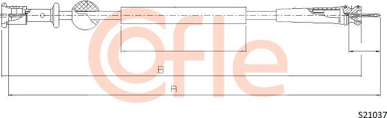 Cofle 92.S21037 - Câble flexible de commande de compteur droxauto.com
