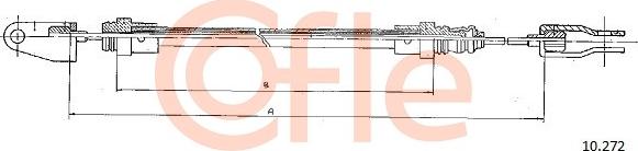 Cofle 10.272 - Tirette à câble, commande d'embrayage droxauto.com