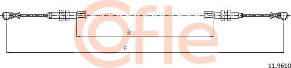 Cofle 11.9610 - Câble d'accélération droxauto.com