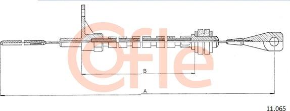 Cofle 11.065 - Câble d'accélération droxauto.com