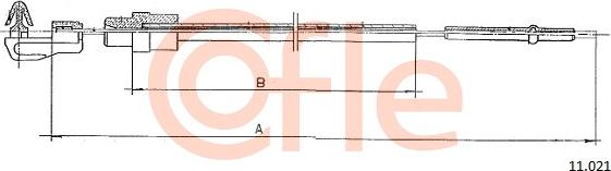 Cofle 11.021 - Câble d'accélération droxauto.com