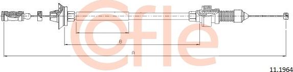 Cofle 11.1964 - Câble d'accélération droxauto.com
