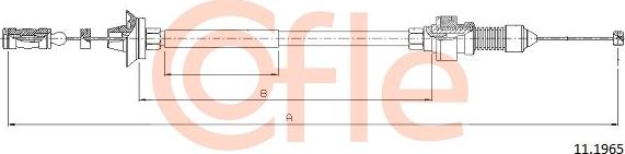 Cofle 11.1965 - Câble d'accélération droxauto.com