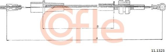 Cofle 11.1323 - Câble d'accélération droxauto.com
