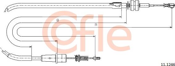 Cofle 11.1246 - Câble d'accélération droxauto.com