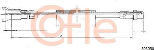 Cofle S03050 - Câble flexible de commande de compteur droxauto.com