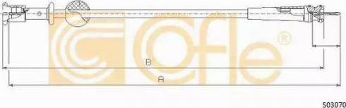 Cofle S03070 - Câble flexible de commande de compteur droxauto.com