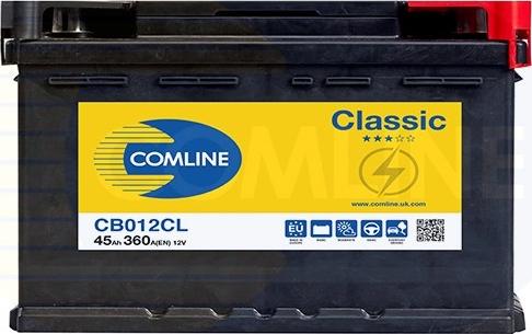 Comline CB012CL - Batterie de démarrage droxauto.com