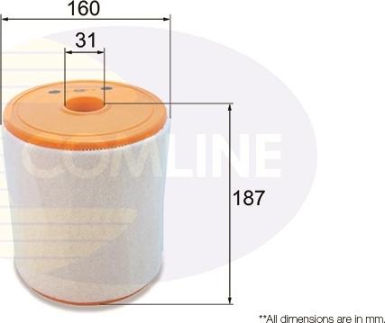 Comline EAF918 - Filtre à air droxauto.com