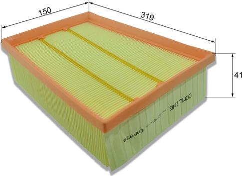 Comline EAF974 - Filtre à air droxauto.com