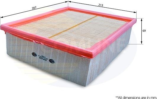 Comline EAF422 - Filtre à air droxauto.com