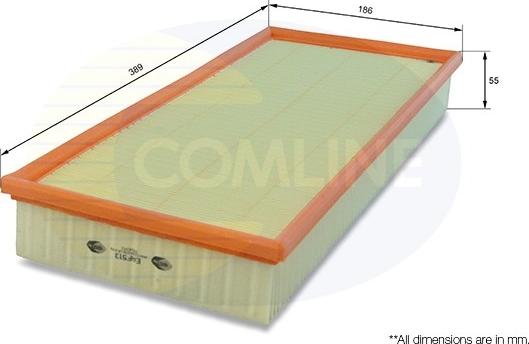 Comline EAF513 - Filtre à air droxauto.com