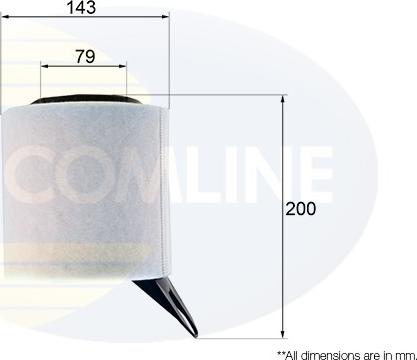 Comline EAF583 - Filtre à air droxauto.com