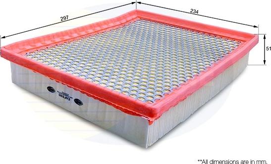 Comline EAF695 - Filtre à air droxauto.com