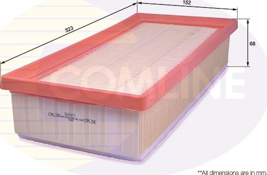 Comline EAF611 - Filtre à air droxauto.com