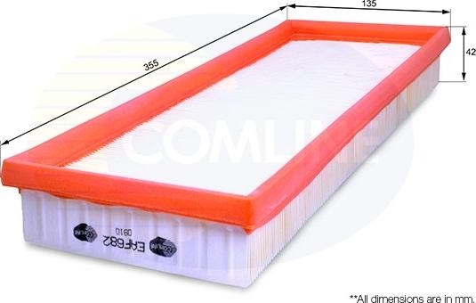 Comline EAF682 - Filtre à air droxauto.com