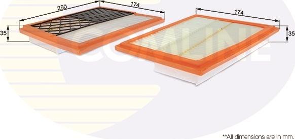 Comline EAF634 - Filtre à air droxauto.com