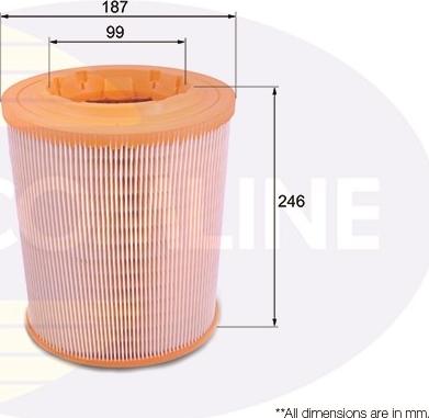 Comline EAF635 - Filtre à air droxauto.com