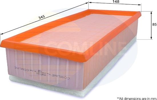Comline EAF631 - Filtre à air droxauto.com