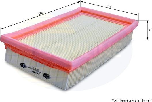 Comline EAF091 - Filtre à air droxauto.com
