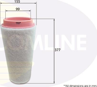 Comline EAF078 - Filtre à air droxauto.com