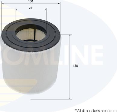 Comline EAF1092 - Filtre à air droxauto.com
