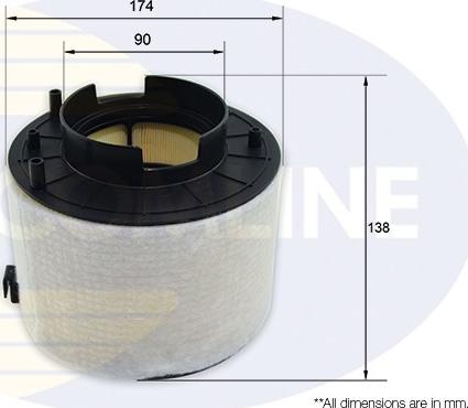 Comline EAF1002 - Filtre à air droxauto.com