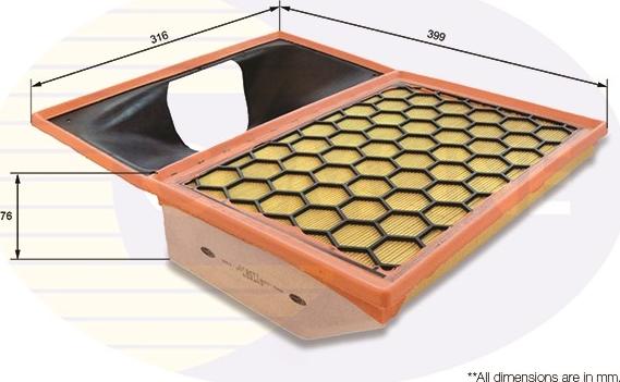 Comline EAF869 - Filtre à air droxauto.com