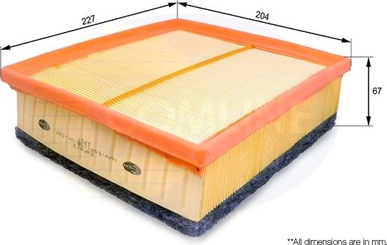 Comline EAF813 - Filtre à air droxauto.com