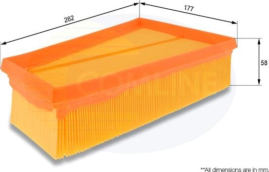 Comline EAF833 - Filtre à air droxauto.com