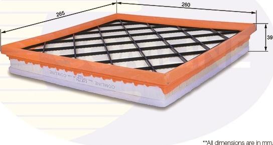 Comline EAF754 - Filtre à air droxauto.com