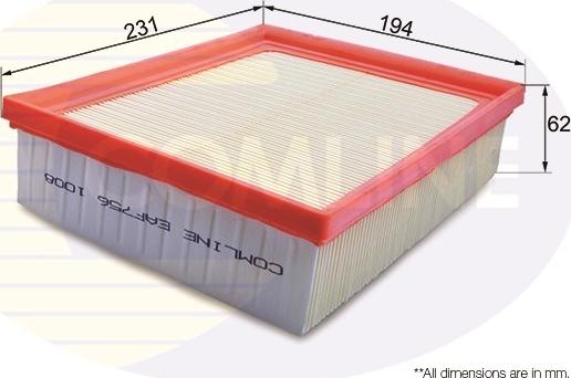 Comline EAF756 - Filtre à air droxauto.com