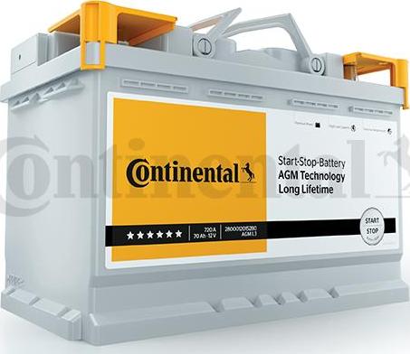 CONTINENTAL 2800012015280 - Batterie de démarrage droxauto.com