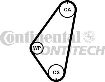 CONTINENTAL CT1002K1 - Kit de distribution droxauto.com