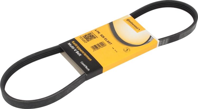 CONTINENTAL 4 PK 826 ELAST - Courroie trapézoïdale à nervures droxauto.com