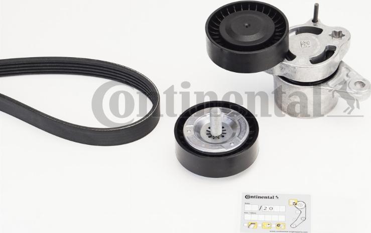 CONTINENTAL 5PK1960K1 - Jeu de courroies trapézoïdales à nervures droxauto.com