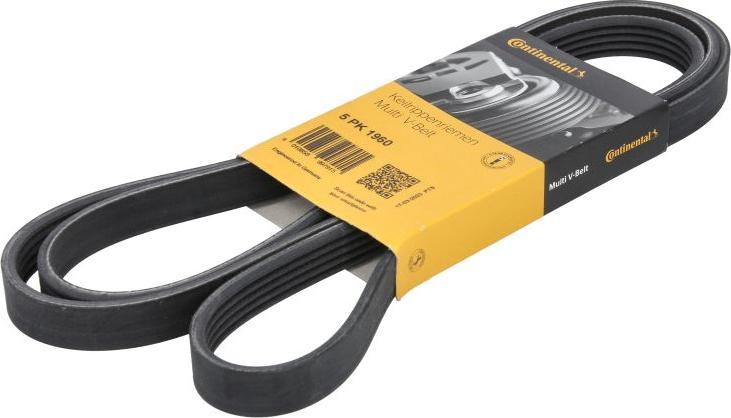 CONTINENTAL 5 PK 1960 - Courroie trapézoïdale à nervures droxauto.com