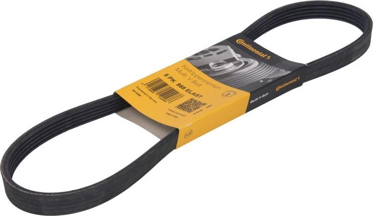 CONTINENTAL 5 PK 868 ELAST - Courroie trapézoïdale à nervures droxauto.com
