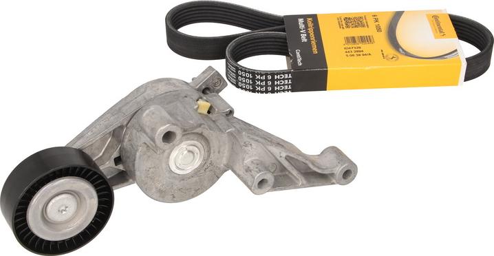 CONTINENTAL 6 PK 1050 K1 - Jeu de courroies trapézoïdales à nervures droxauto.com