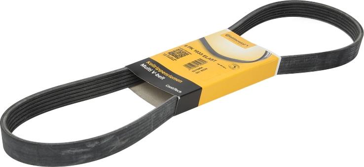 CONTINENTAL 6 PK 1033 ELAST - Courroie trapézoïdale à nervures droxauto.com