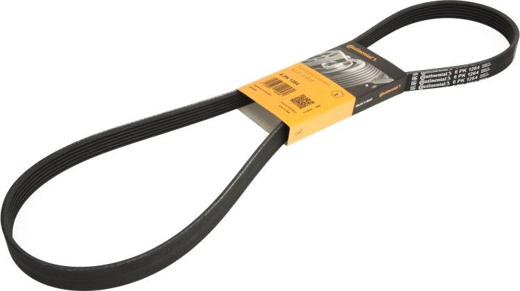 CONTINENTAL 6 PK 1264 - Courroie trapézoïdale à nervures droxauto.com