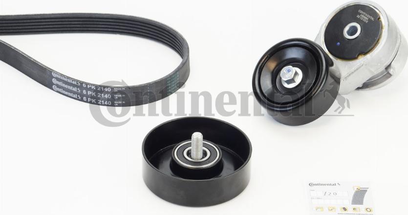 CONTINENTAL 6PK2140K1 - Jeu de courroies trapézoïdales à nervures droxauto.com