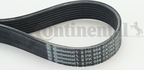CONTINENTAL 8PK954 EXTRA - Courroie trapézoïdale à nervures droxauto.com