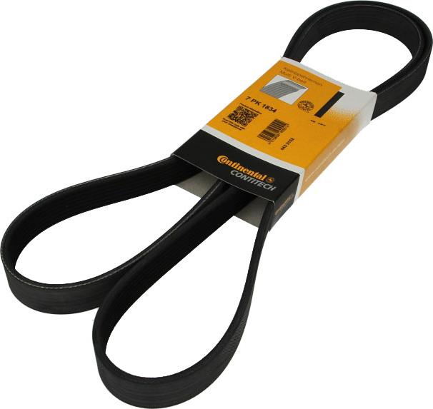 CONTINENTAL 7PK1834 - Courroie trapézoïdale à nervures droxauto.com