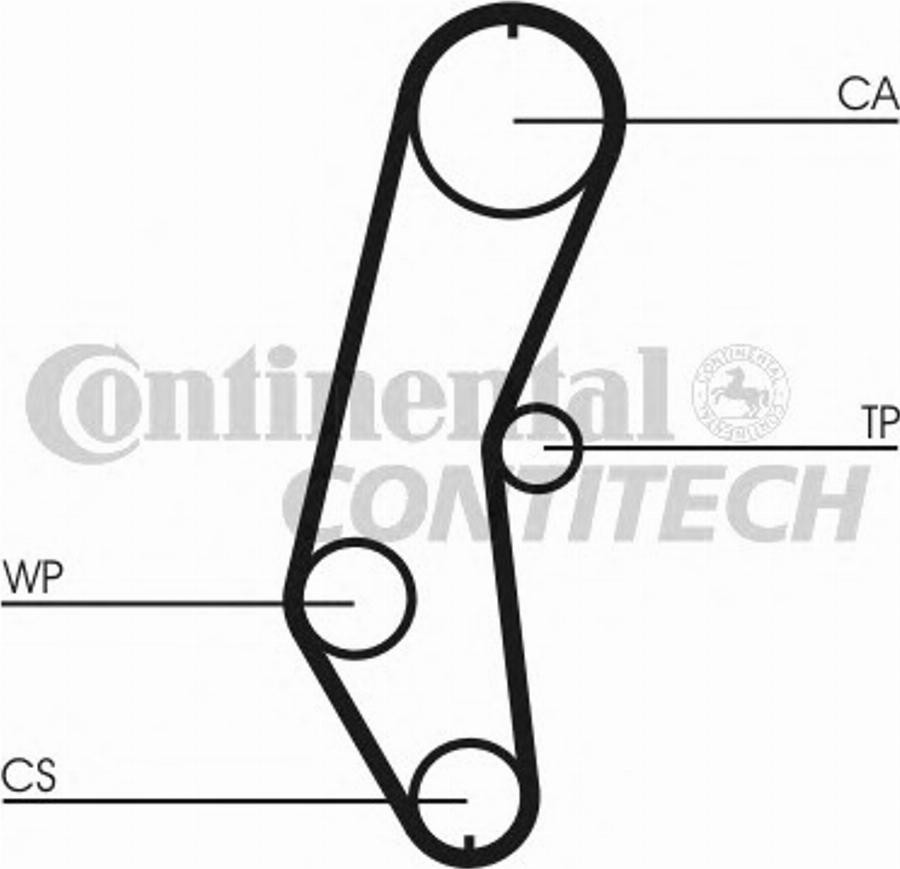 CONTINENTAL CT666K1 - Kit de distribution droxauto.com