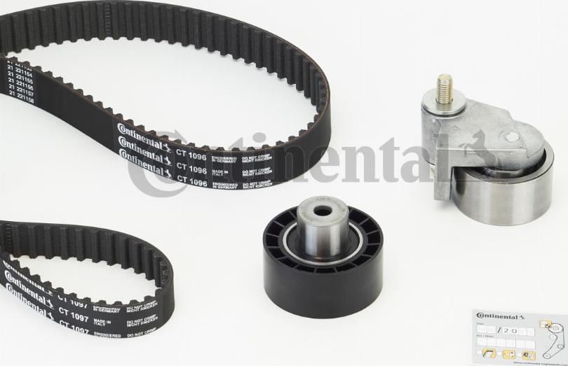 CONTINENTAL CT1096K2PRO - Kit de distribution droxauto.com