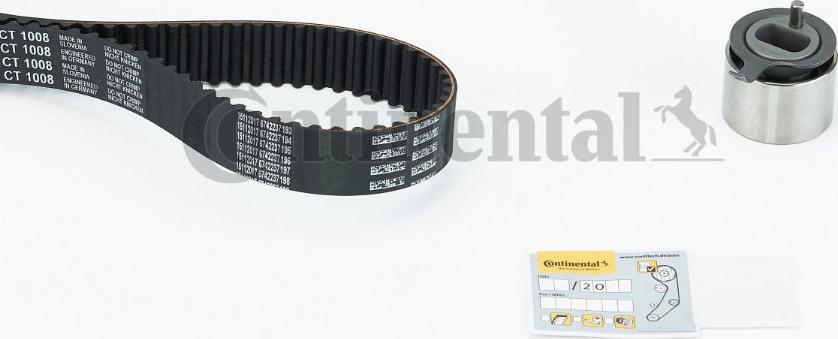 CONTINENTAL CT1008K2 - Kit de distribution droxauto.com