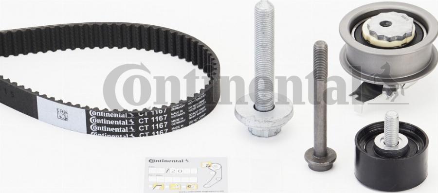 CONTINENTAL CT1167K4 - Kit de distribution droxauto.com