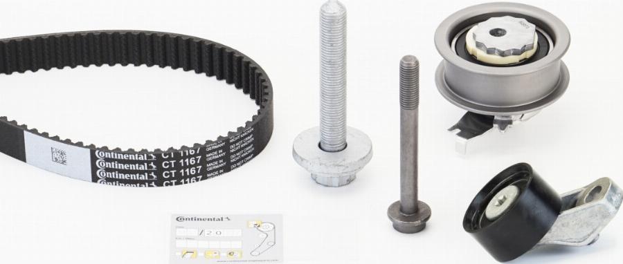 CONTINENTAL CT1167K5 - Kit de distribution droxauto.com